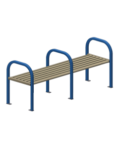 Flat Bench 72" w/ 3 Arms