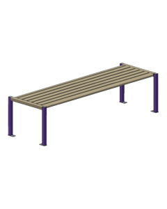 Flat Bench 72" w/ No Arms