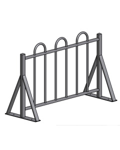 Bike Rack - 63.75"Wx40"H