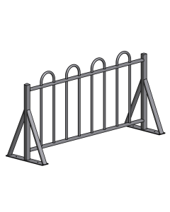 Bike Rack - 80.25" Wx40" H