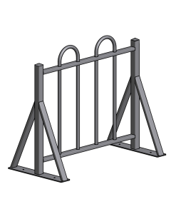 Bike Rack - 48"Wx40"H