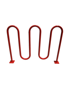 Bike Rack-"Wave" 68-1/2Wx36H