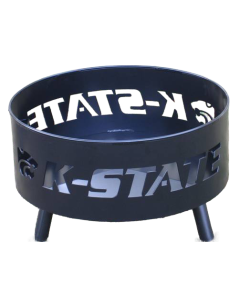 Official KSU Fire Pit with 3 Legs - 30" Diameter