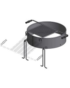 Fire Ring w/ Grate 30"