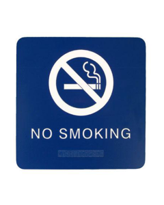 8" x 8" ADA No Smoking Sign - Rounded Corner
