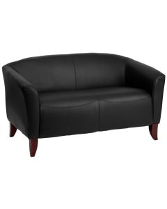 HERCULES Imperial Series Black LeatherSoft Loveseat