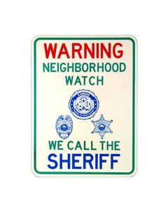 18x24 Neighborhood Watch Sign (Sheriff)