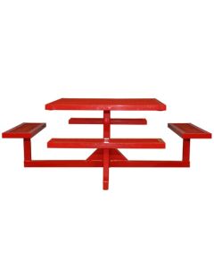 Table 48" Sq Exp Metal