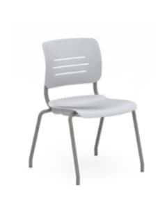 Sitka Chair - Poly Seat and Back - No Arms - Plastic Glides