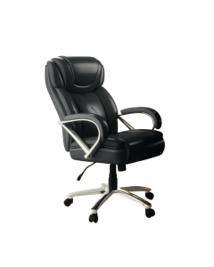 HERCULES Series Big & Tall 500 lb. Rated Black LeatherSoft Executive Swivel Ergonomic Office Chair with Extra Wide Seat