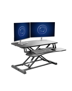  Vivo Standing Desk Converter 32" Wide Black