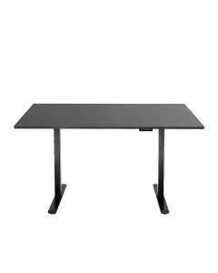71" x 30" Single Motor Electric Desk with Push Button Memory Controller (Black)