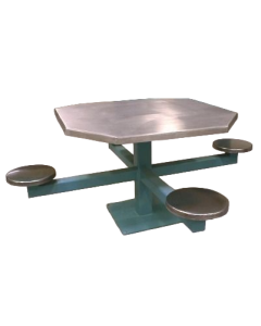 Table 40" Oct 4-Man Ped Base