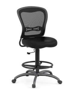 Spice Mesh Back Drafting Stool
