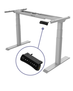 Electric Height Adjustable Base 3 Stage Dual Motor