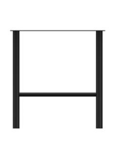 H-LEG FOR 24”D TOPS