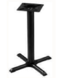 Brushed Steel X Base Black 24" x 28"