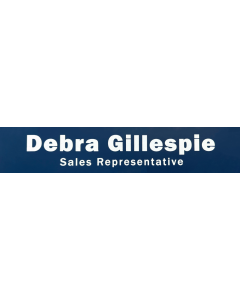 Plastic Engraved Nameplate 10" x 2"