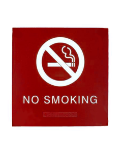 8" x 8" ADA No Smoking Sign - Square Corner