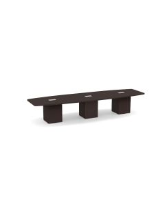 Innovate Series Boat Shaped Conference Table - 14' - Cube Base