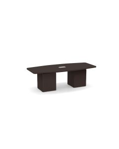 Innovate Series Boat Shaped Conference Tables Cube Base 8'