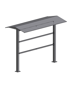 Straight Kiosk 48x96