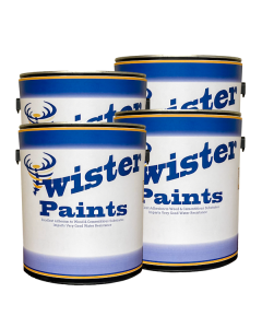 Twister Paint Exterior Flat, 4 Gal