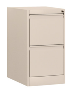 2 Drawer Vertical Letter File with Lock